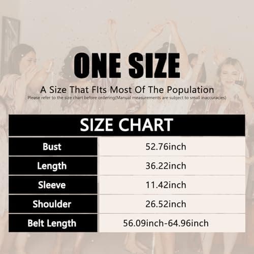 Polar Rabbit Women's Short Satin Bathrobe One Size Silver Rhinestones Bride Bridesmaid Kimono Robes for Wedding Party Getting Ready Bride White - Image 6