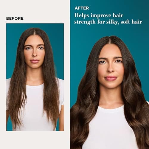 OGX Renewing + Argan Oil of Morocco, Cold-Pressed Argan Oil for Hair Penetrating Treatment & Shine, Moisturizing & Strengthening Silky Oil for All Hair Types, Paraben & Sulfate Free, 3.3 fl oz - Image 4