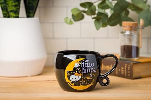 Silver Buffalo Sanrio Hello Kitty Halloween Loop Handle Ceramic Mug, 15.9 ounces - Image 5