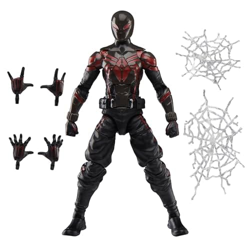 Marvel Legends Series Gamerverse Miles Morales Brooklyn 2099 Suit, Spider-Man 2 Video Game -Inspired Collectible 6 Inch Action Figure