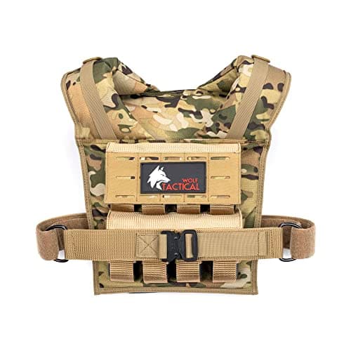 WOLF TACTICAL Weighted Training Vest - Strength Training Weight Vest for Men