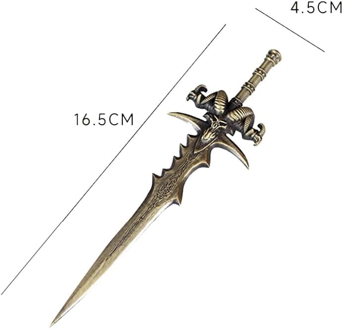 Letter Opener,Goat Sword Mail Envelope Opener,Zinc Alloy Letter Openers Envelope Slitter for Package,Envelope,Paper Cut,Safe Mail Opener - Image 6