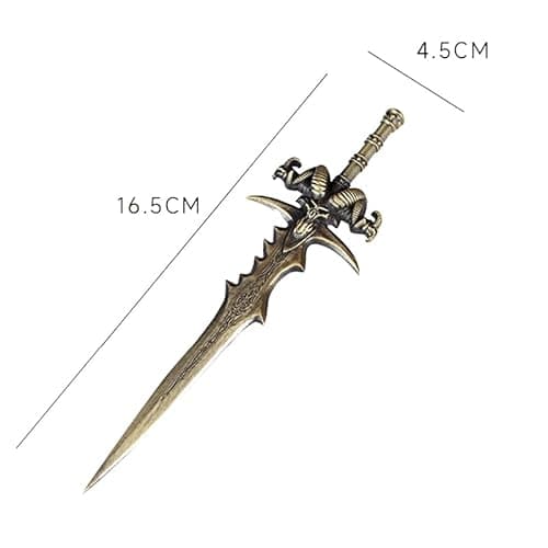 OEAYA Letter Opener,Goat Sword Mail Envelope Opener,Zinc Alloy Letter Openers Envelope Slitter for Package,Envelope,Paper Cut,Safe Mail Opener - Image 5