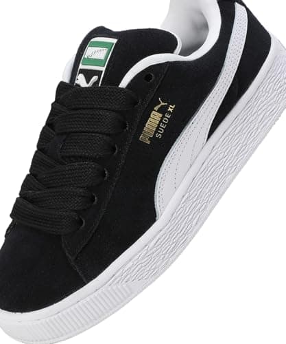 PUMA Suede XL (Big Kid) Sneaker, Black White, 6.5 US Unisex - Image 6