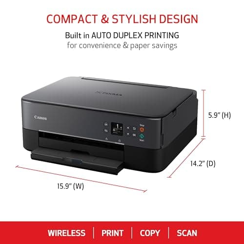 Canon PIXMA TS6420a All-in-One Wireless Inkjet Printer [Print, Copy, Scan], Works with Alexa - Image 2