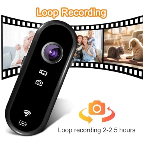 MITNOTY HD 1080P Pet Camera Collar with Video Record, Wireless Mini Sport Cam Built in WiFi, Small Body Action Cameras for Pet Supplies/Cycling/Travel/Walking - Image 9