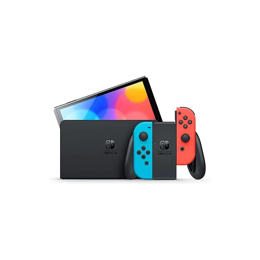 Nintendo Switch™ with Neon Blue and Neon Red Joy‑Con™ (Renewed) - Image 4