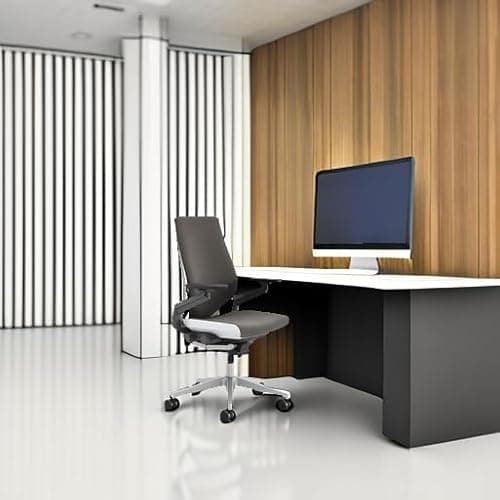 Steelcase Gesture Office Chair - Ergonomic Work Chair with Wheels for Carpet - Comfortable - Intuitive-to-Adjust for Desk - 360-Degree Arms - Graphite Gray Fabric - Image 2