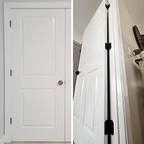 30 Pack Rounded Matte Black Door Hinges 3.5 Inch 5/8" Radius Interior 3 1/2" Flat Iron Bifold Residential Standard Bedroom Indoor for Doors 3 ½"Hardware Control House Home Decor Essentials Accessories - Image 9