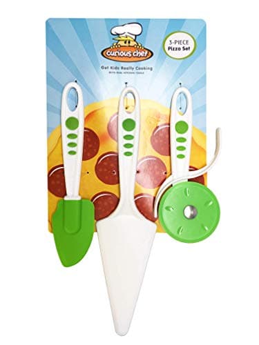 Curious Chef Children's 3-Piece Pizza Set
