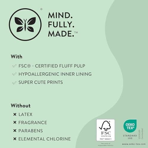The Honest Company Clean Conscious Diapers for Sensitive Skin | Hypoallergenic, Fragrance Free | Spring '25 Limited Edition Prints | Club Box, Size 3 (16-28 lbs), 62 Count - Image 6