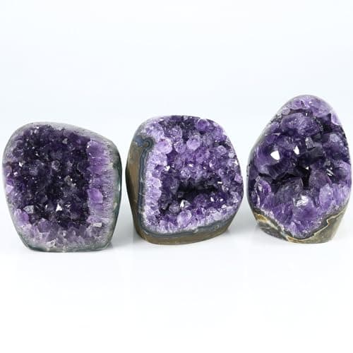 Nvzi Amethyst Crystal Rock, Real Amethyst Stone, Amathesis Crystal Cluster Geode, Purple Crystals and Healing Stones, Amatista Piedra Natural, Cuarzos Originales De Energia Y Piedras, Columnar(1.1LB) - Image 4