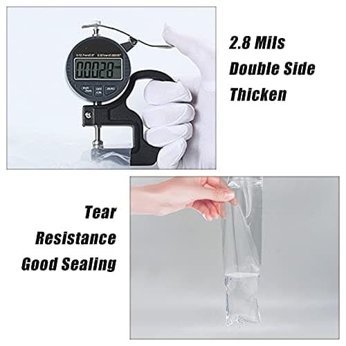 SUREHOME Pretzel Rod Bags 200 Pcs 2x8 In Clear Self Sealing Cellophane Bags for Chocolate Covered Pretzel Stick Individual Resealable Plastic Cello Bag for Party Favors Candy Treats Popsicle Packaging - Image 7