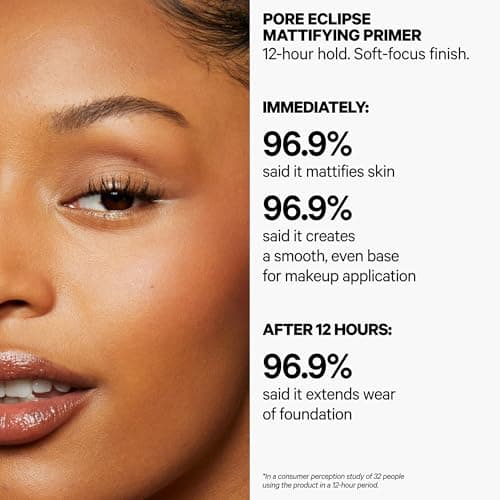 Milk Makeup Pore Eclipse Mattifying Primer – Blurs Pores, Controls Shine + Holds Makeup for Up to 12 Hours – Creates a Smooth, Even Base for a Soft, Long-Lasting Matte Finish – 0.68 oz - Image 2