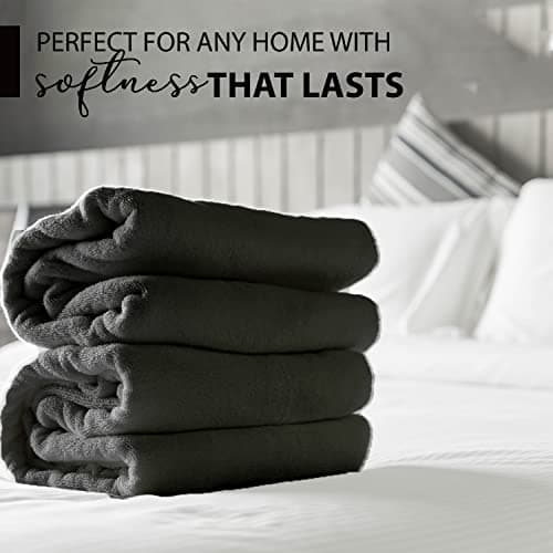 KAHAF COLLECTION 100% Cotton Bath Towels, 24x48 Pack of 6 Towels, Quick Dry, Highly Absorbent, Soft Feel Towel, Gym, Spa, Bathroom, Shower, Pool, Luxury Soft Towels (Grey, 24x48-6 Pack) - Image 2