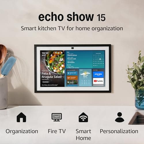 Amazon Echo Show 15 (newest model), Full HD 15.6" kitchen hub for home organization, with built-in Fire TV and Alexa - Image 8