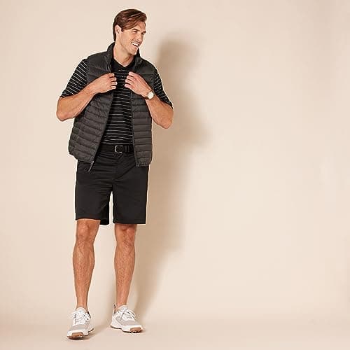 Amazon Essentials Men's Classic-Fit Stretch Golf Short (Available in Big & Tall), Black, 32 - Image 7
