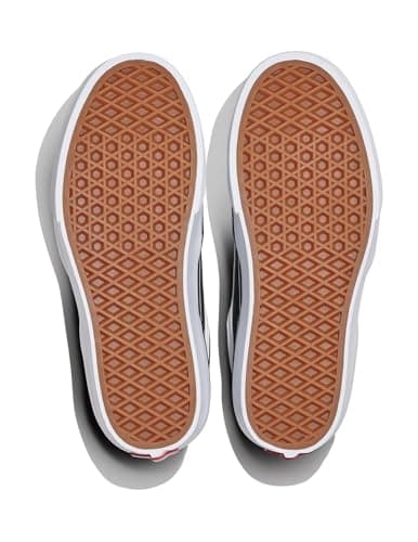 Vans Women's Brooklyn LS Platform Shoe | Chunky Low-Top Sneakers for Fashion, Work & Casual Wear, Suede/Canvas Black/White, 8 - Image 4
