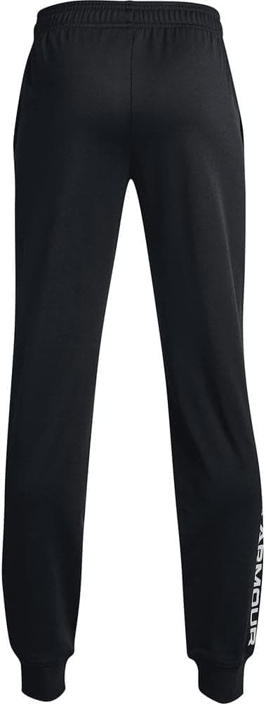 Under Armour Boys' Brawler 2.0 Tapered Pants Standard X-Large Black (001)/White - Image 4