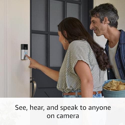 Ring Battery Doorbell with Ring Indoor Cam 2nd Gen (White) - Image 4