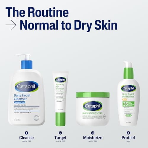 Cetaphil Face Wash, Daily Facial Cleanser for Sensitive, Combination to Oily Skin, 16 Oz, Fragrance Free, Gentle Foaming, Soap Free, Hypoallergenic - Image 7