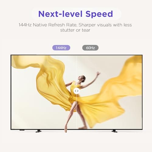 iFFALCON 55-Inch Class QLED 4K Smart TV, Ultra-Slim Mural TV, 144Hz, HDR, Art Mode w/AI Art, Wide Color Gamut, Dolby Vision IQ, Dolby Atmos, Google Assistant Voice Remote(55F75, 2025 Model) - Image 5