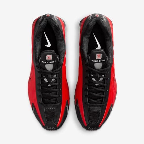Nike Shox R4 Men's Shoes (HQ1988-600, University Red/Black/Metallic Silver/University Red) Size 10.5 - Image 4