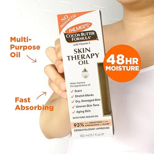 Palmer's Cocoa Butter Formula Skin Therapy Moisturizing Body Oil with Vitamin E, 5.1 Ounces - Image 5
