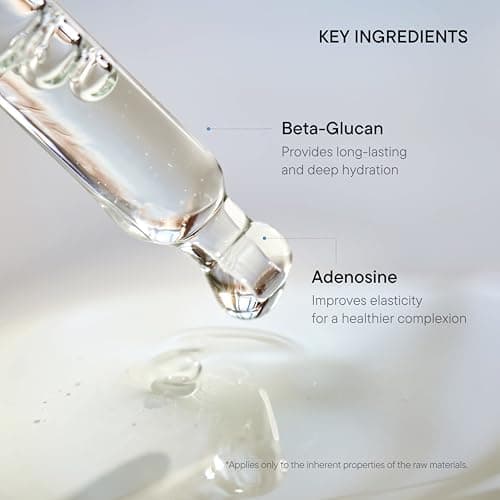 IUNIK Beta-Glucan Power Deep Moisture Vegan Serum Intense Hydration Mushroom Yeast Extracts Naturally-derived - Dry Mature Sagging Sensitive Skin Cell Regenerating Lifting Korean Skincare - Image 6