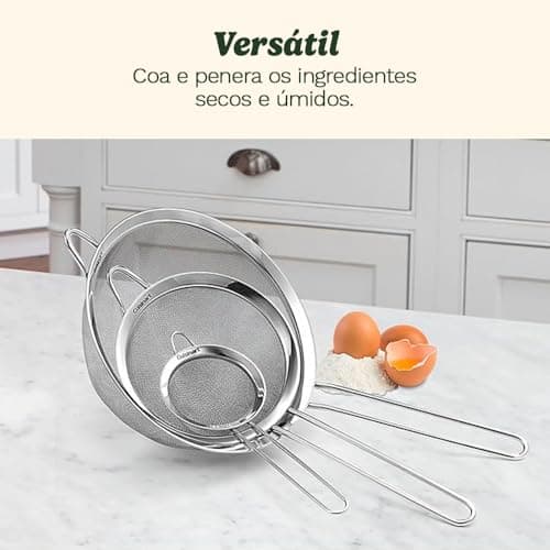 Cuisinart Mesh Strainers, 3 Count (Pack of 1) Set, CTG-00-3MS Silver - Image 4