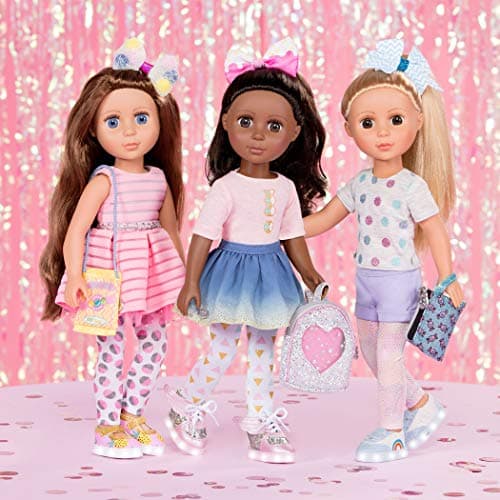 Glitter Girls – 14-Inch Fashion Doll – Brown Hair & Blue Eyes – Pink Dress, Glittery Shoes & Hairbow – Dolls for Girls 3+ Years – Bluebell - Image 9