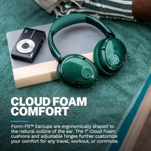 JLab JBuds Lux ANC Jelle Wireless Over-Ear Headphones, Fir Sure - Image 4