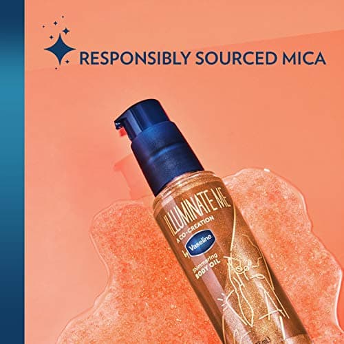 Vaseline Illuminate Me Shimmering Body Oil Created for Melanin Rich Skin, Illuminates Skin with Finishing Touch of Shimmer for Glowing Skin 3.3 oz - Image 3