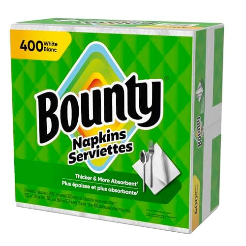 Bounty Paper Napkins, White, 400 Count - Image 10