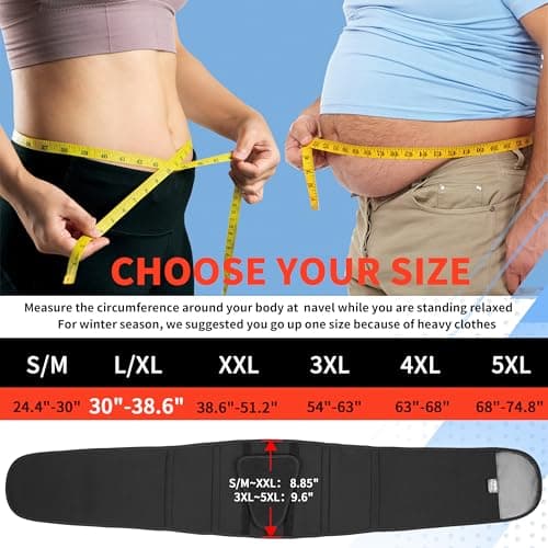 FEATOL Back Brace Support Belt-Lumbar Support Back Brace for Back Pain, Sciatica, Scoliosis, Herniated Disc Adjustable Support Straps-Lower Back Brace with Removable Lumbar Pad for Men & Women - Image 6
