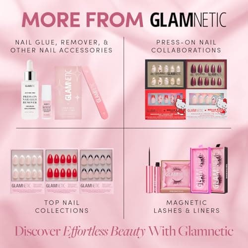 Glamnetic Press On Nails - Tiny Pumpkin | Short Squoval French Tip Fake Nails with Pumpkin Graphics & Glossy Finish, Salon Quality Halloween Nails | 15 Sizes - 30 Nail Kit with Glue - Image 6