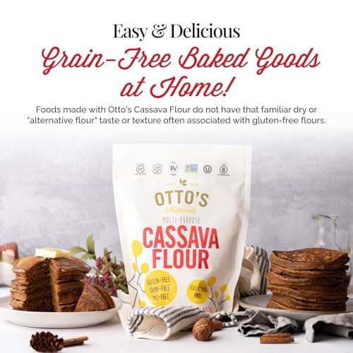 Otto's Naturals Multi-Purpose Cassava Flour, Non-GMO, Gluten-Free, Grain, Nut and Gum-Free, 1-to-1 Wheat Flour Alternative, Paleo, AIP, 2 lb - Image 9
