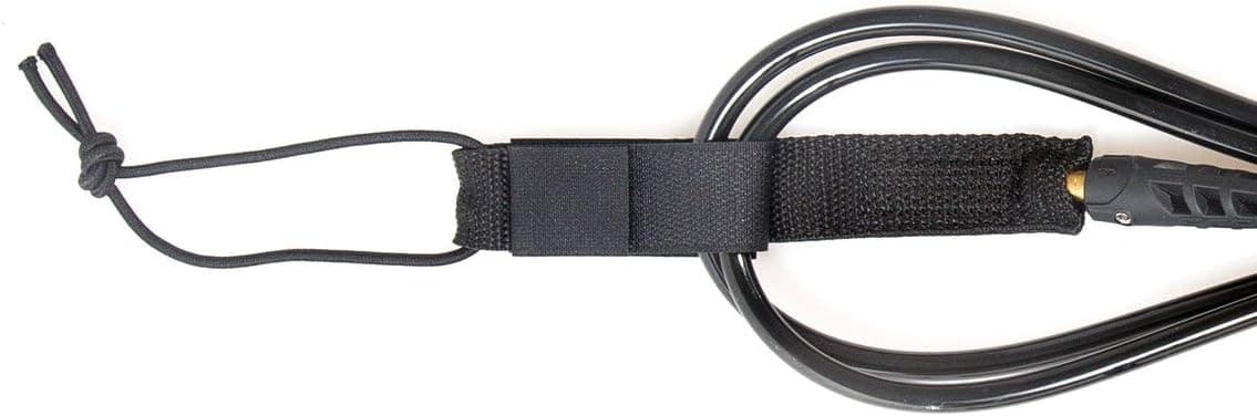 Classic Competition Leash by FCS Black Tranquil Blue 6' - Image 4