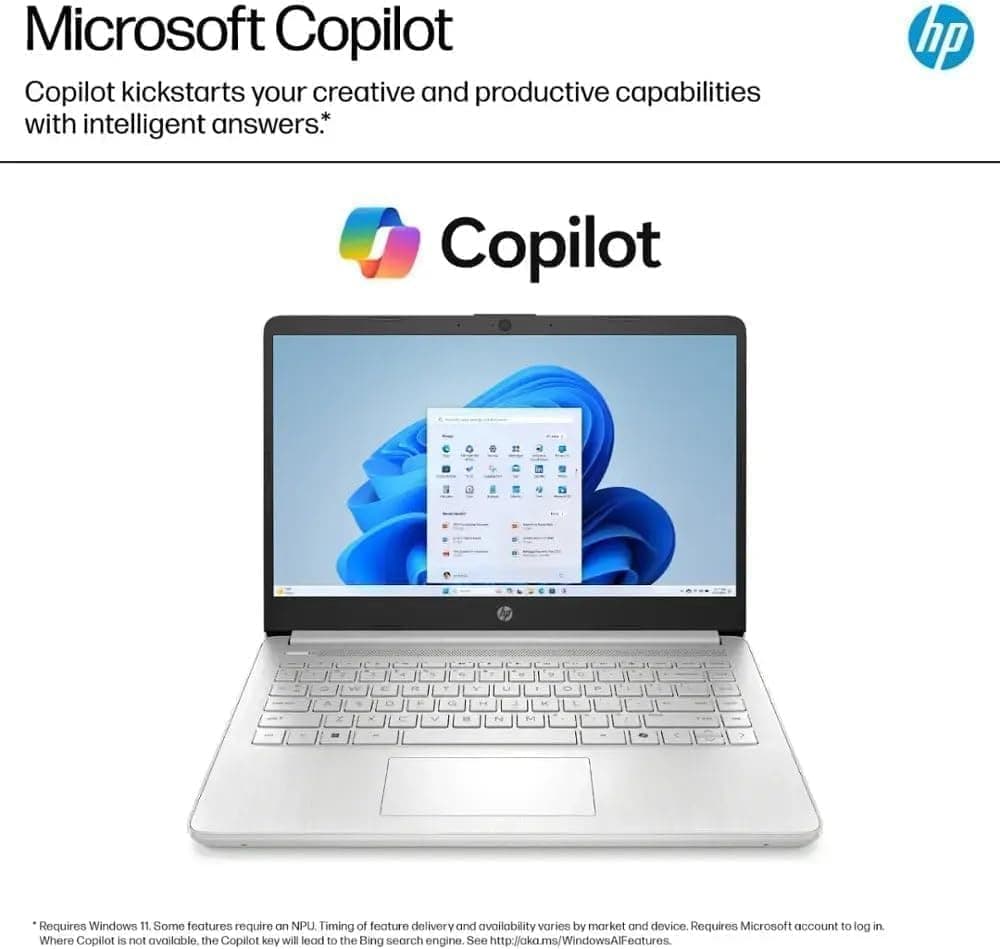 HP Student and Home Laptop with Free Microsoft 365, 16GB RAM, 64GB EMMC and 1TB Cloud Storage, Fast Intel Core, Win 11 w/o Earbuds – Perfect for Work & Play - Image 5