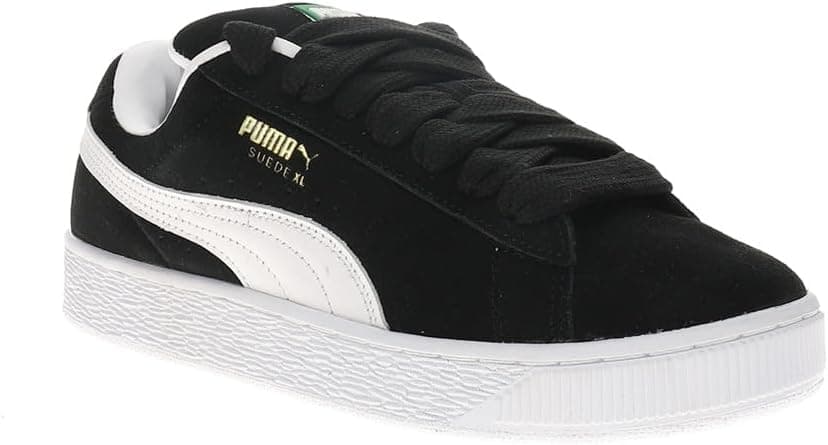 PUMA Womens Suede XL 11 Black/White - Image 3