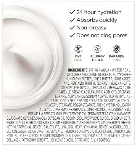 L’Oreal Paris Collagen Daily Face Moisturizer, Anti Aging Face Cream to Reduce Wrinkles and Provide Intense Hydration, 1.7 oz - Image 9