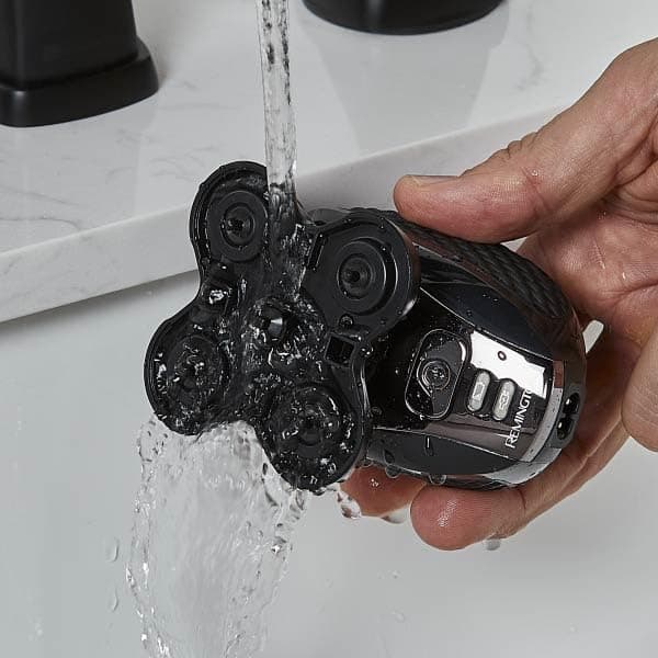 Remington XR7000 Balder Pro Rotary Shaver Rechargeable Waterproof Electric Razor for Men Cordless Lithium Power 5 Dual Track Flexing Heads and Pop-Up Trimmer Black Balder - XR7000A - Image 10