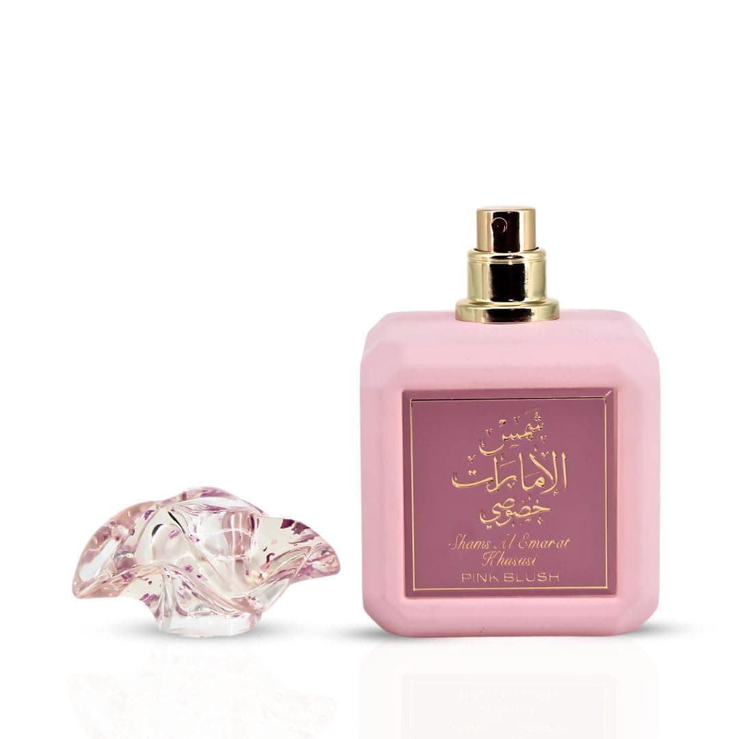 Ard al Zaafaran Pink Blush Shams Al Emarat Khususi, Marshmallow Blush Perfume For Women, Eau de Parfum - 100 ML (3.4 OZ) Romantic & Sweet Arabian Perfume - A Captivating Scent wrapped in Pink Bottle - Image 6