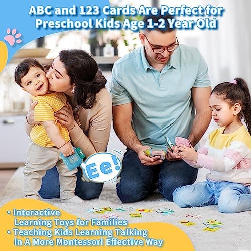 Aullsaty Toddler Toys Talking Flash Cards for 1 2 3 4 5 6 Year Old Boys and Girls, Autism Sensory Toys for Autistic Children, Learning Educational Montessori Speech Therapy 248 Sight Words Kids Gifts - Image 5