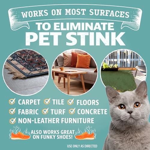 Angry Orange Pet Odor Eliminator Concentrate for Cat Urine and Smells - Fresh Scent - 8 oz (Makes 128 oz of Cleaner) - Image 4