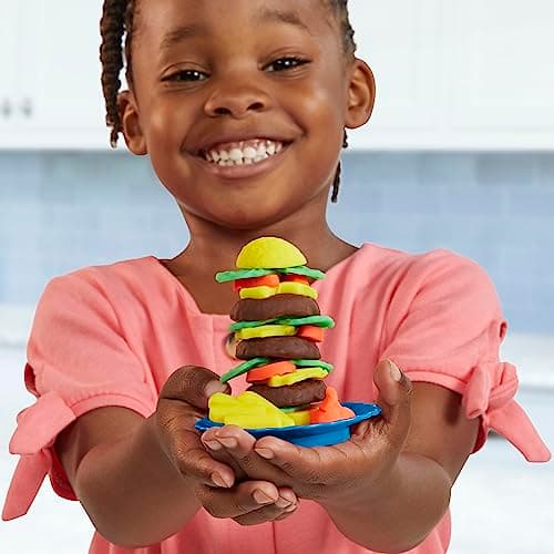Play-Doh Kitchen Creations Busy Chef's Restaurant Playset, 2-Sided Play Kitchen Set, Preschool Cooking Toys, Kids Arts & Crafts, Ages 3+ - Image 6