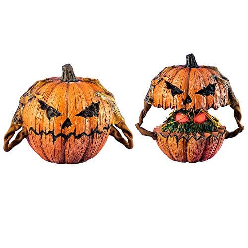 Animated Pop-Up Jack-o'-Lantern Halloween Decoration and Prop, 11 3/4" W x 9" L x 10 1/4" H, by Tekky Toys - Image 3