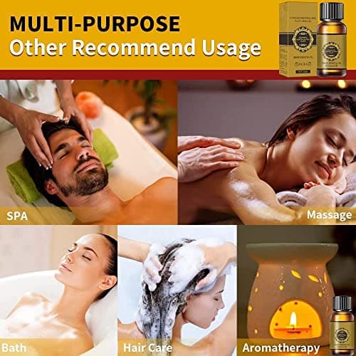 10 Pack Belly Drainage Ginger Oil, Ginger Oil Lymphatic Drainage Massage Oil, Natural Lymphatic Drainage Ginger Oil,Ginger Massage Oil,Plant Aroma Oil, Natural Ginger Essential Oil - Image 7