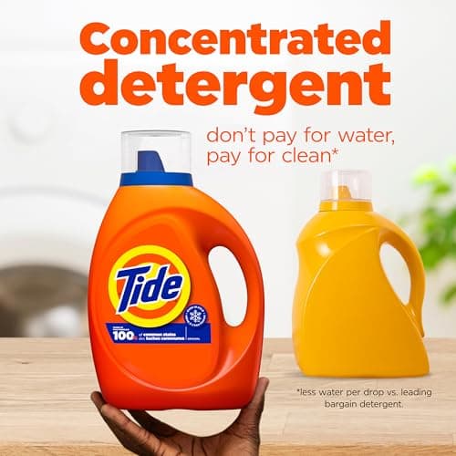 Tide Liquid Laundry Detergent, Original, 64 loads, 84 fl oz, HE Compatible (Packaging May Vary) - Image 4