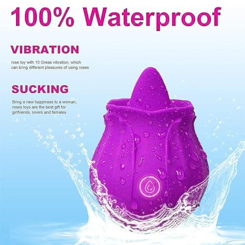 Generic 2024 New Roses for Women Toy Sexy 10 Speed Adult Toys Automatic Electric Adult Toys Machine Pleasure Gifts Tool USB Rechargeable Waterproof Gifts ZB0108, Purple-st - Image 5